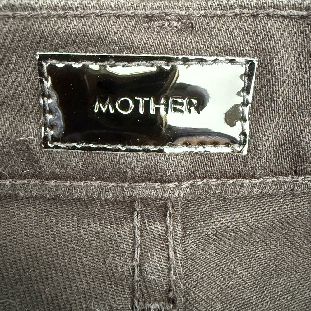 MOTHER The Rascal Ankpe Fray High Rise Black Jeans - Picture 10 of 15